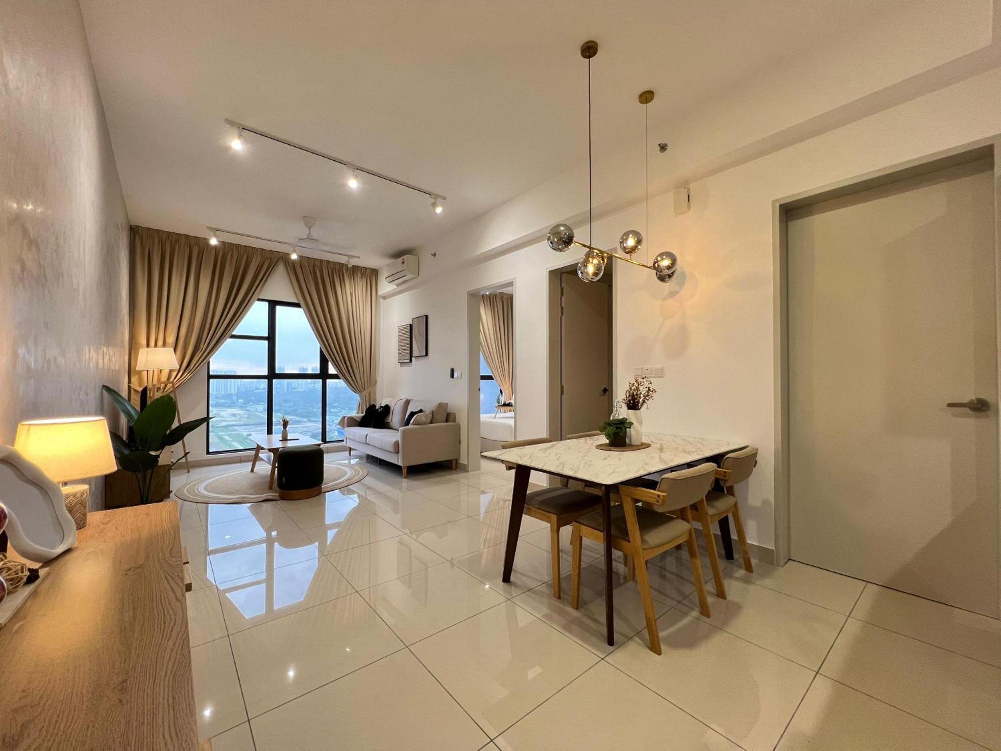 Pangsapuri Kl View 2r1b Free Wifi 6pax
